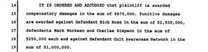 Rick Ross case: jury awarded Jason Scott