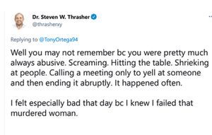 Dr. Steven W. Thrasher’s tweet